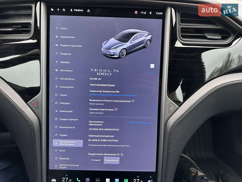 Ліфтбек Tesla Model S 2018 в Дніпрі