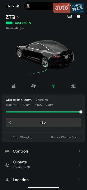 Ліфтбек Tesla Model S 2014 в Миколаєві