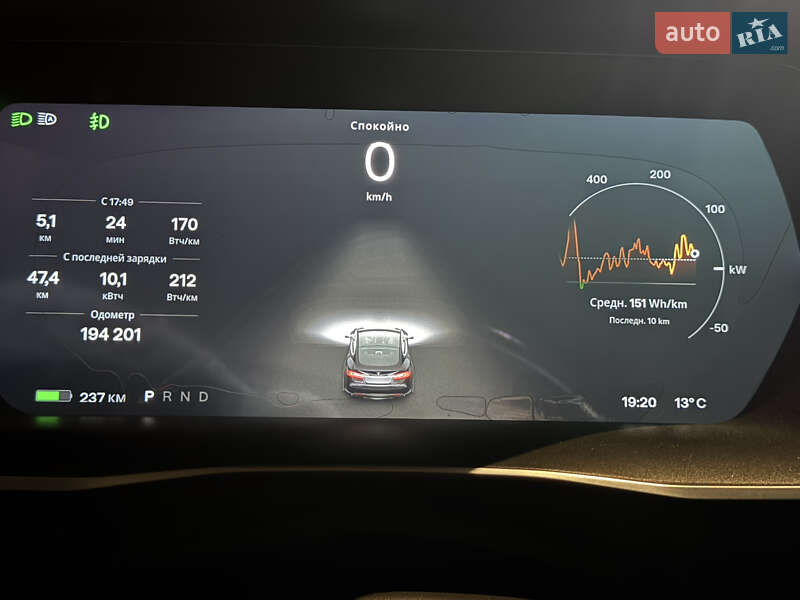 Лифтбек Tesla Model S 2016 в 