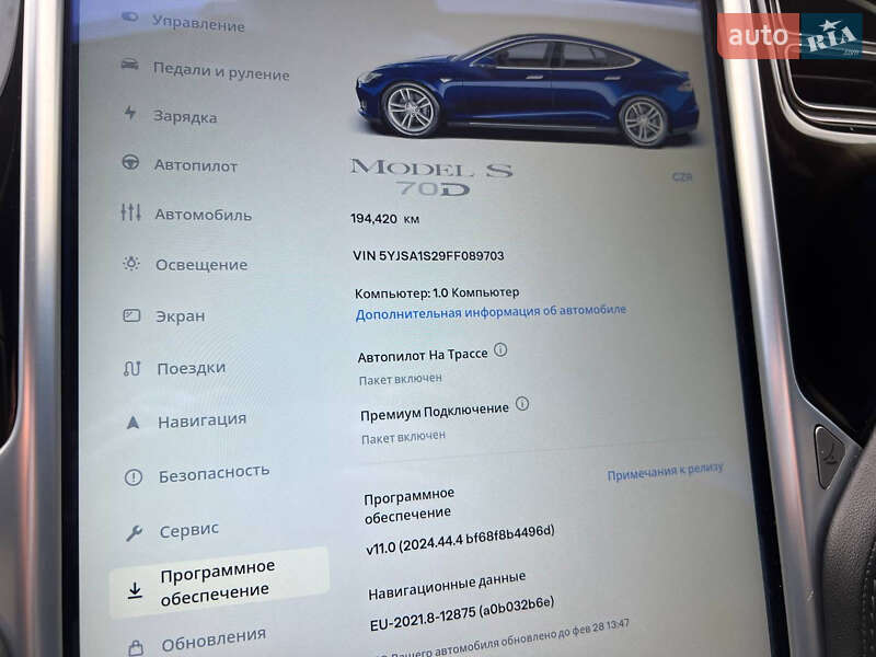 Лифтбек Tesla Model S 2015 в Киеве