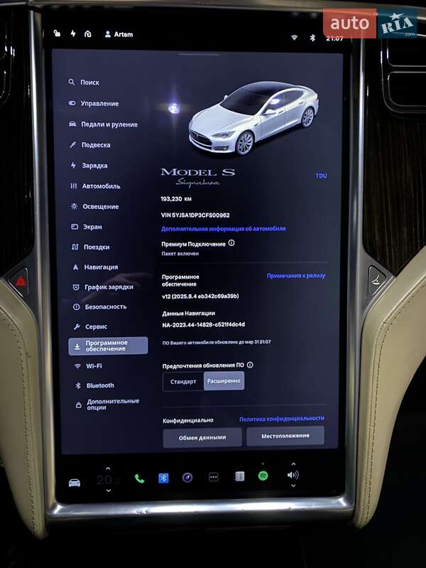 Ліфтбек Tesla Model S 2012 в Овручі