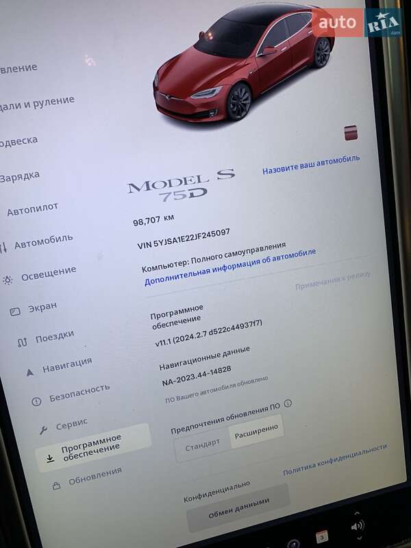 Лифтбек Tesla Model S 2018 в Черкассах