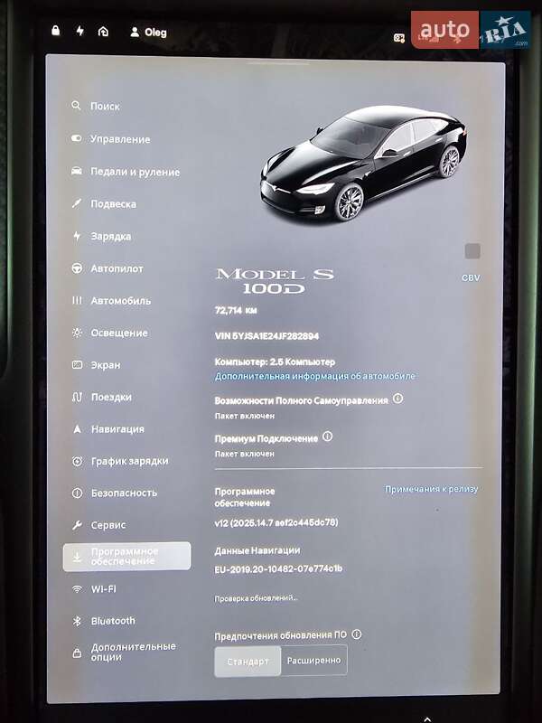 Лифтбек Tesla Model S 2018 в Киеве