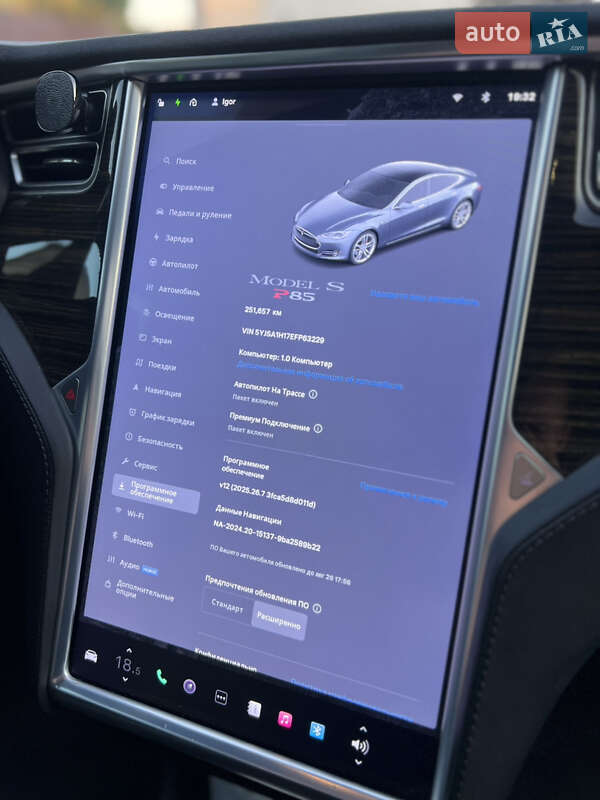 Ліфтбек Tesla Model S 2014 в Одесі