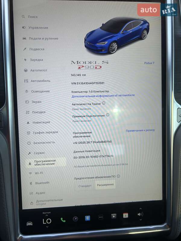 Лифтбек Tesla Model S 2016 в Киеве