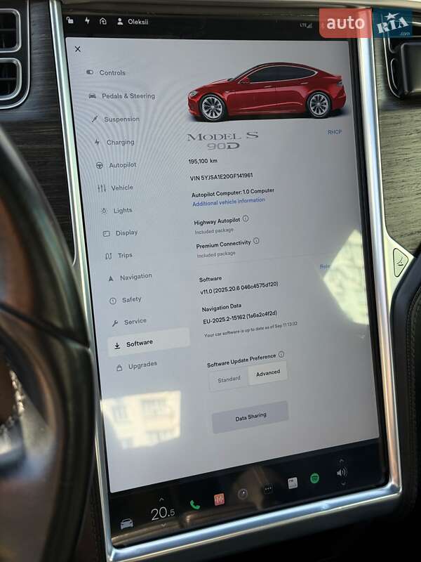Лифтбек Tesla Model S 2016 в Киеве