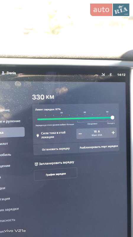 Ліфтбек Tesla Model S 2016 в Києві