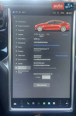Лифтбек Tesla Model S 2014 в Вишневом