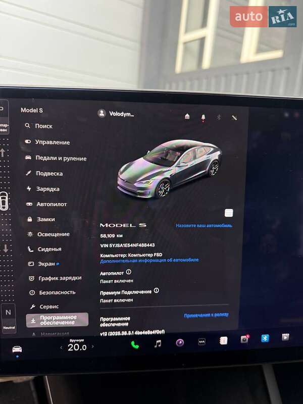 Лифтбек Tesla Model S 2022 в Днепре