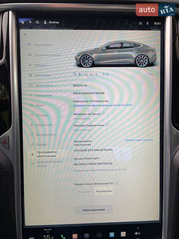 Ліфтбек Tesla Model S 2015 в Києві