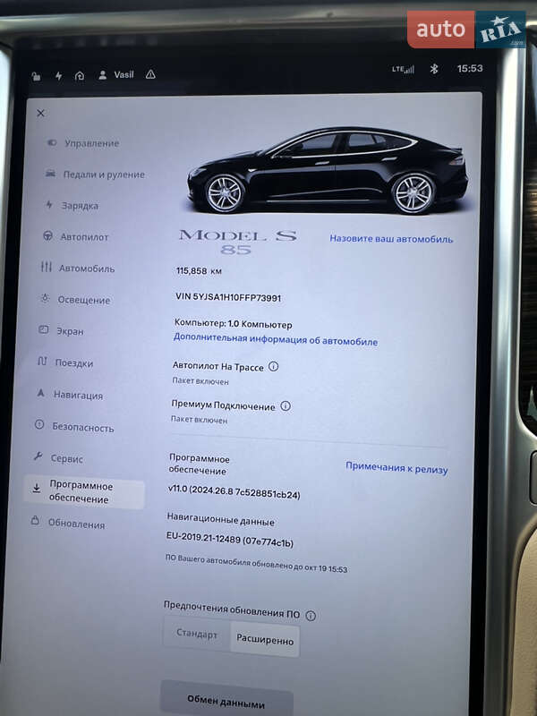 Лифтбек Tesla Model S 2015 в Львове фото 12 Лифтбек Tesla Model S 2015 в Львове