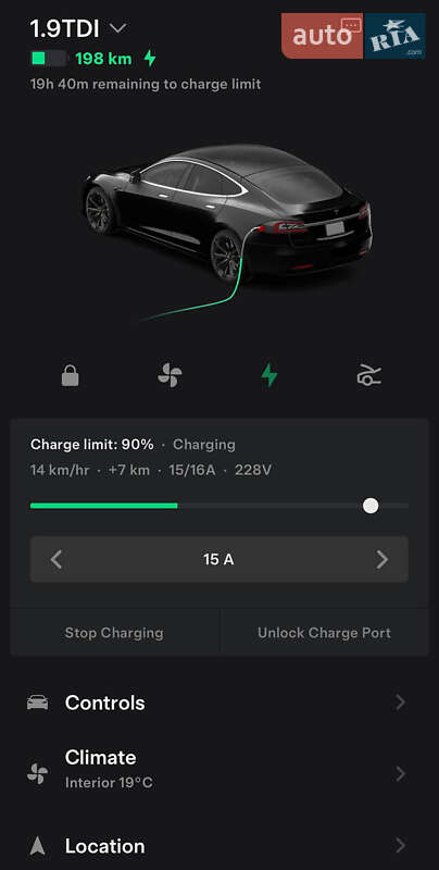 Ліфтбек Tesla Model S 2016 в Києві