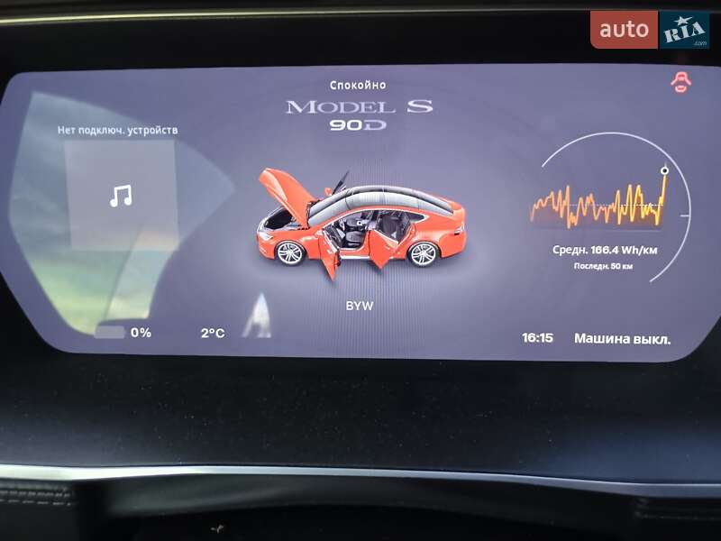 Лифтбек Tesla Model S 2016 в Самборе