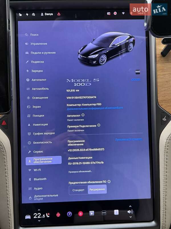 Лифтбек Tesla Model S 2019 в Киеве