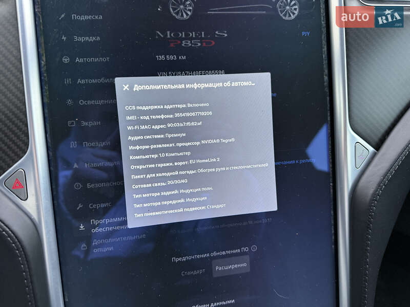 Лифтбек Tesla Model S 2015 в Луцке