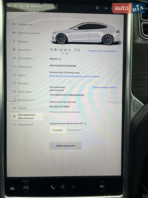 Лифтбек Tesla Model S 2016 в Львове