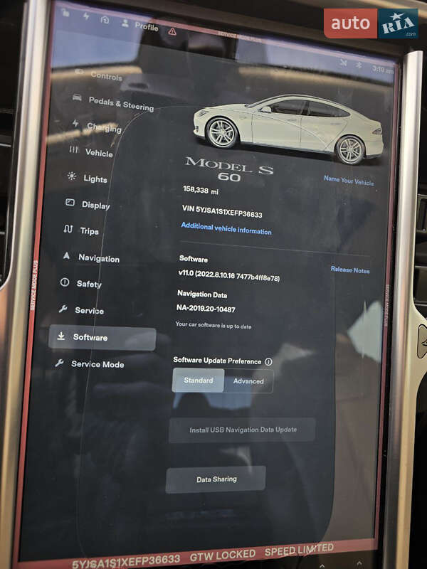 Лифтбек Tesla Model S 2014 в Киеве