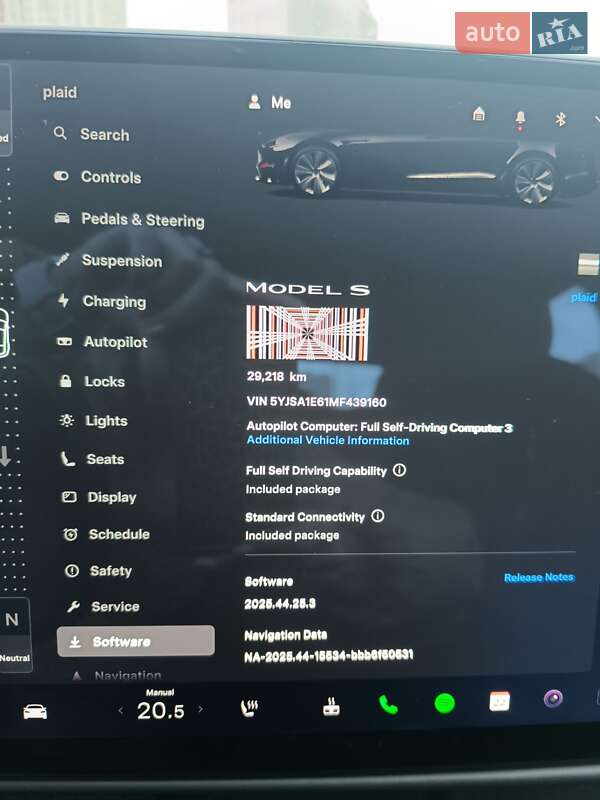 Ліфтбек Tesla Model S 2021 в Києві фото 15 Ліфтбек Tesla Model S 2021 в Києві