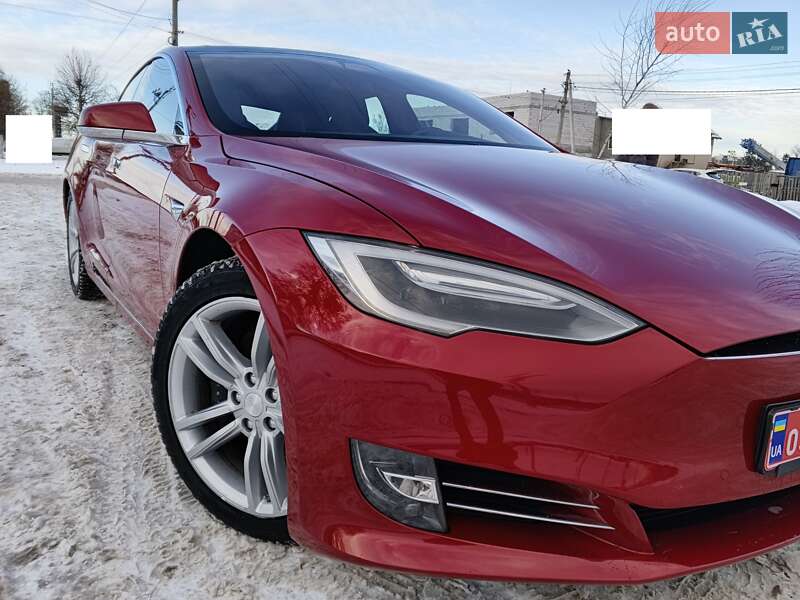 2017 Tesla Model-S, VIN 5YJSA7E23HF223221:plate — фото 1 (autoria)