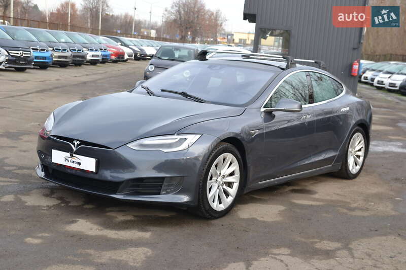 2016 Tesla Model-S, VIN 5YJSA7E2XGF151772:plate — фото 1 (autoria)