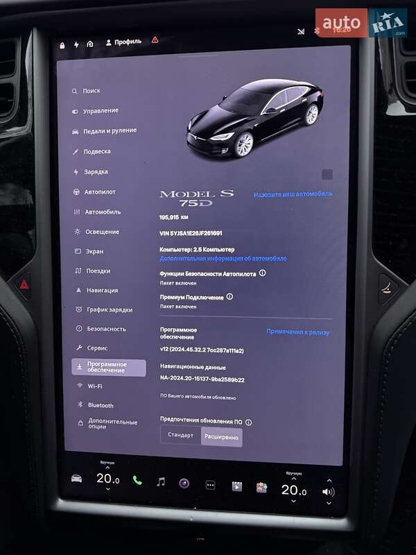 Ліфтбек Tesla Model S 2018 в Львові