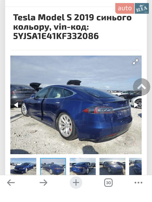 Ліфтбек Tesla Model S 2019 в Львові фото 7 Ліфтбек Tesla Model S 2019 в Львові