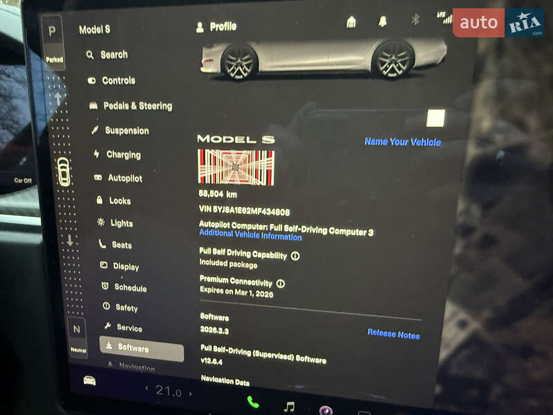 Ліфтбек Tesla Model S 2021 в Львові фото 31 Ліфтбек Tesla Model S 2021 в Львові