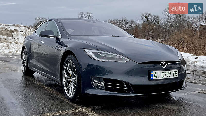 2016 Tesla Model-S, VIN 5YJSA7E18GF159098:plate — фото 1 (autoria)
