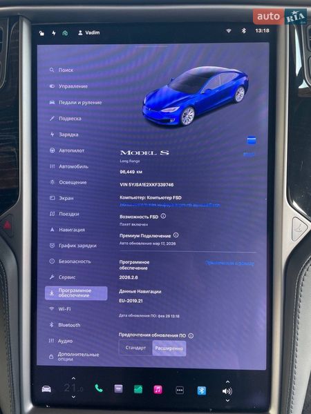 Лифтбек Tesla Model S 2019 в Днепре