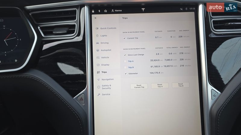 Ліфтбек Tesla Model S 2017 в Одесі