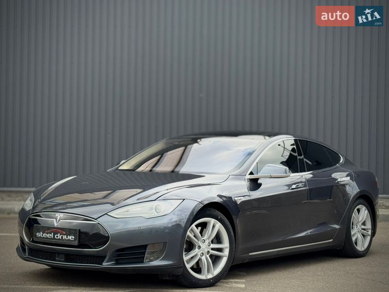 2015 Tesla Model S 70, VIN 5YJSA1S26FF096799:plate — фото 1 (autoria)