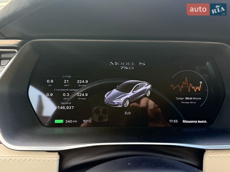 Лифтбек Tesla Model S 2017 в Киеве