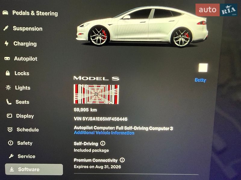 Лифтбек Tesla Model S 2021 в Киеве