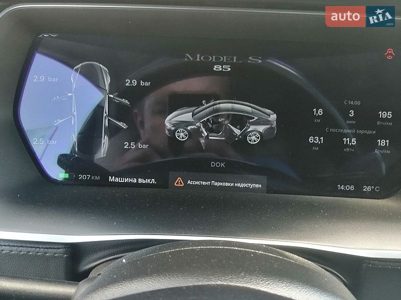 Лифтбек Tesla Model S 2014 в Ужгороде