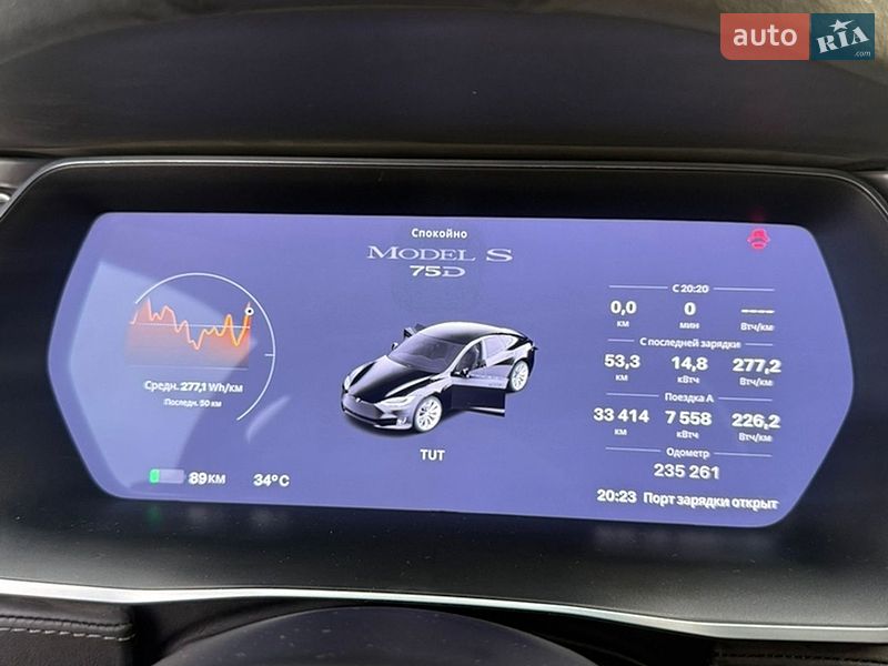 Лифтбек Tesla Model S 2017 в Ивано-Франковске