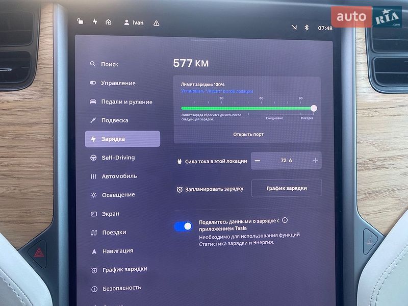 Ліфтбек Tesla Model S 2018 в Луцьку
