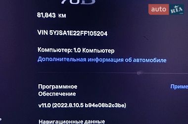Лифтбек Tesla Model S 2015 в Львове