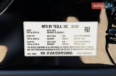 Ліфтбек Tesla Model S 2024 в Києві фото 29 Ліфтбек Tesla Model S 2024 в Києві