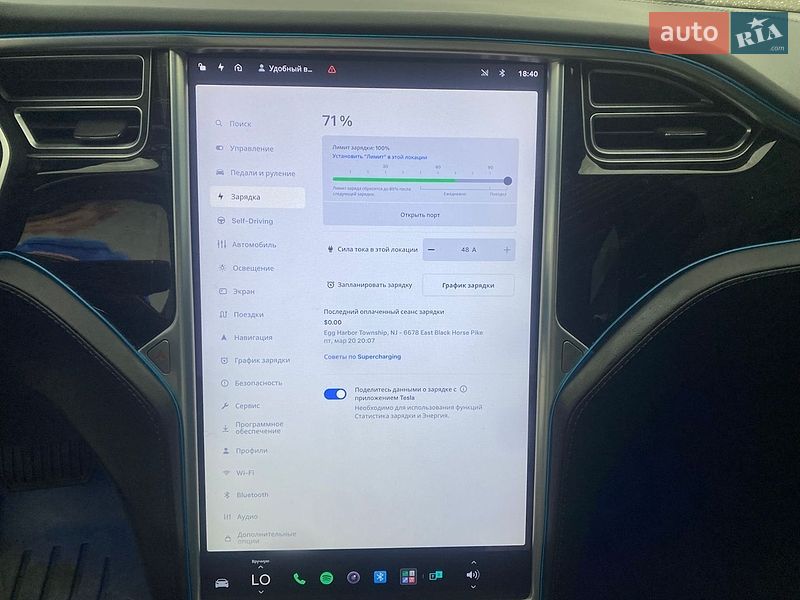 Лифтбек Tesla Model S 2016 в Луцке