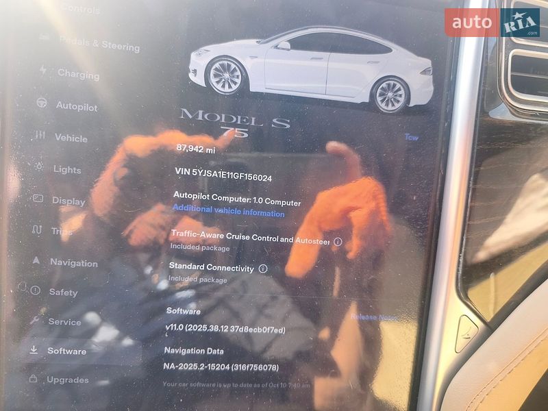 Лифтбек Tesla Model S 2016 в Сквире