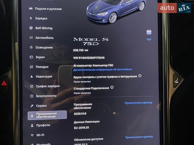 Ліфтбек Tesla Model S 2016 в Луцьку
