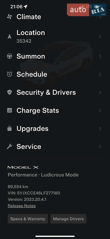 Позашляховик / Кросовер Tesla Model X 2020 в Рівному