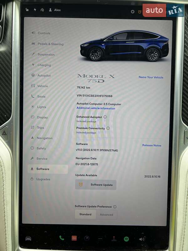 Внедорожник / Кроссовер Tesla Model X 2017 в Киеве
