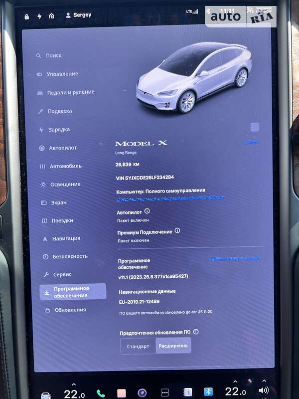 Позашляховик / Кросовер Tesla Model X 2019 в Одесі фото 12 Позашляховик / Кросовер Tesla Model X 2019 в Одесі