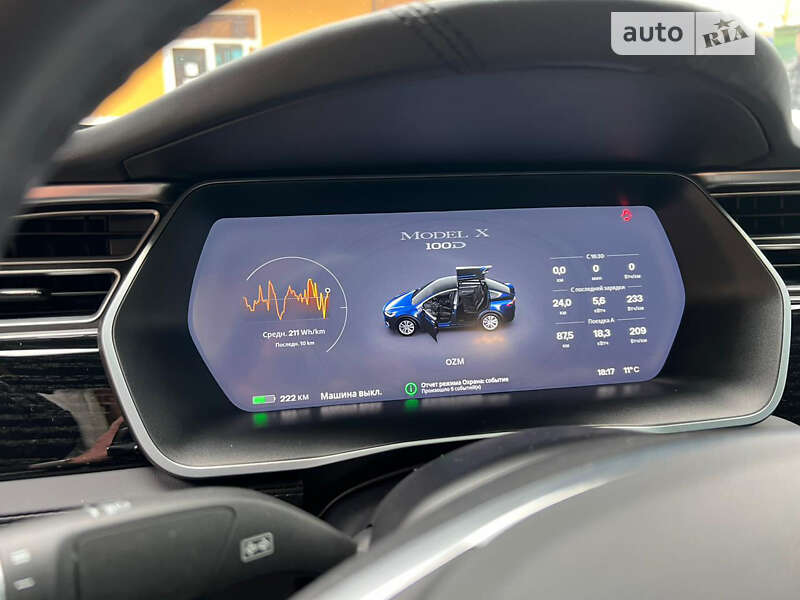 Позашляховик / Кросовер Tesla Model X 2017 в Луцьку