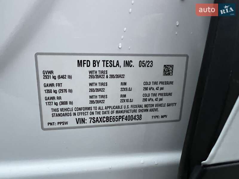 Позашляховик / Кросовер Tesla Model X 2023 в Києві