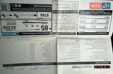 Внедорожник / Кроссовер Tesla Model X 2017 в Хмельницком