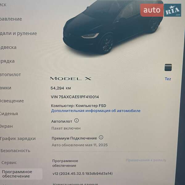 Внедорожник / Кроссовер Tesla Model X 2023 в Днепре фото 15 Внедорожник / Кроссовер Tesla Model X 2023 в Днепре