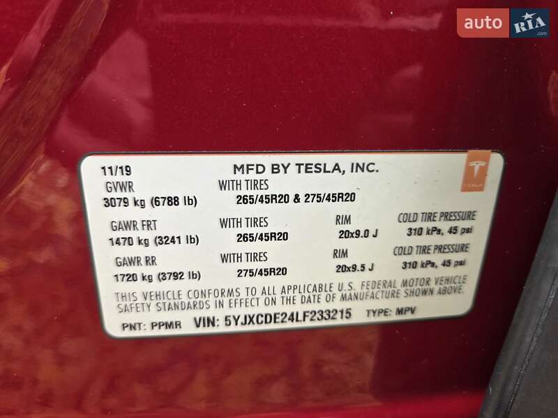 Позашляховик / Кросовер Tesla Model X 2019 в Дніпрі