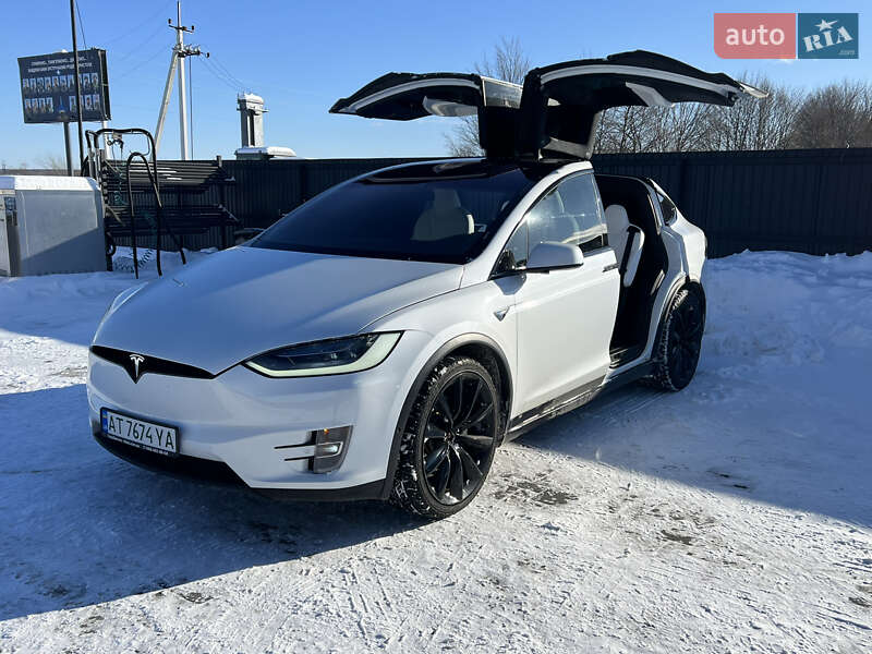 2020 Tesla Model-X, VIN 5YJXCDE25LF242487:plate — фото 1 (autoria)